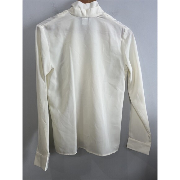 Marcello Long Sleeve‎ Blouse Size 4 Beige/Yellow Color - Picture 3 of 3